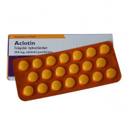 Купить Аклотин (Тиклопидин, аналог Тикло) таблетки 250мг №60 в Липецке